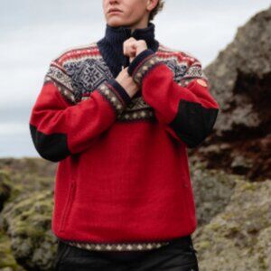 ICEWEAR NWOT Lined 100% Worsted Icelandic Wool Bergen Nordic Sweater XL RT $293